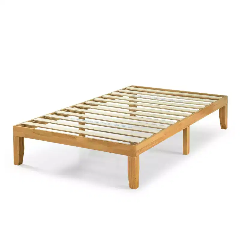 Moiz 14 Wood Platform Bed Frame Natural - Zinus
