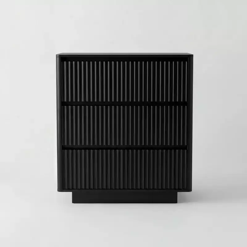 X Drawer Dresser for Bedroom, Modern Fluted Dresser, Large Double Wooden Chest of Drawers for Hallway, Living Room