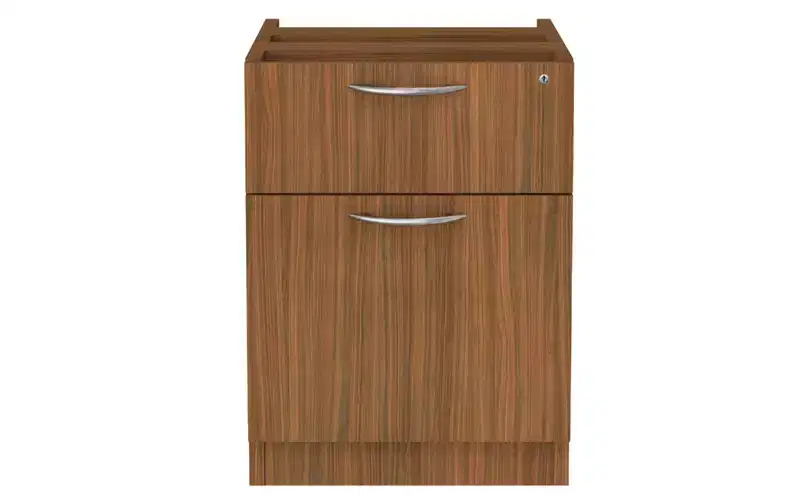 Alera Alera Valencia Series Hanging Pedestal File, Left/Right, 2-Drawer: Box/File, Legal/Letter, Modern Walnut,15.63 x 20.5 x 19.25