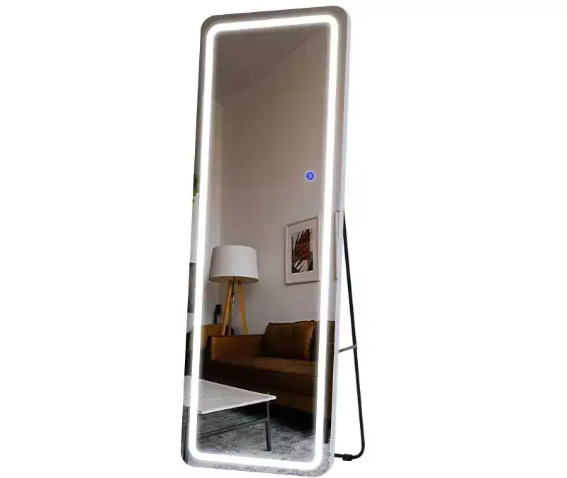 63x16 Full-Body LED Vanity Mirror with Lights, Silver