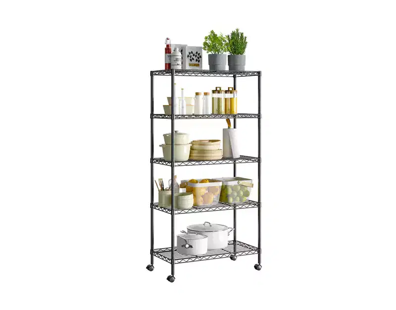 Seville Classics 5-Tier Steel Wire Shelving System