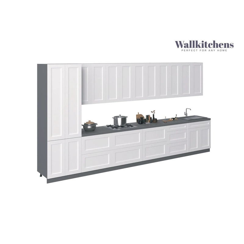 Kitchen Celestial Collection White Matte Color Base Size 15Ft Wide - 182x24