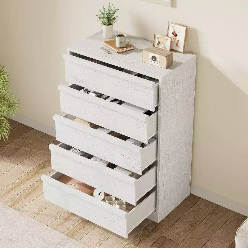 Dresser for Bedroom, with Large Drawers Storage, Modern Dresser Organizer for Living Room, Nursery, Entryway