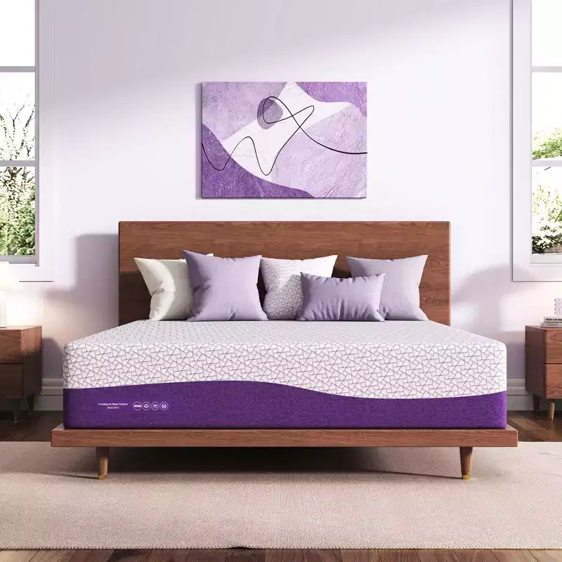 Sersper 12 inch AeroChar Cooling Gel Memory Foam Mattress, CertiPUR-US & OEKO-TEX Certified