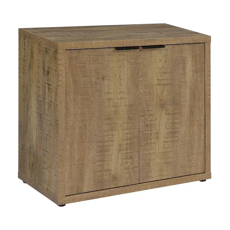 Pamplona Mango 2-door Accent Cabinet with Adjustable Shelves