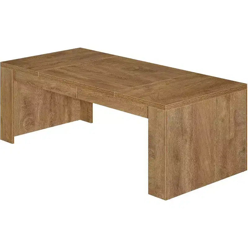 70.9-Inch Rectangular Dining Table for 6-8, Farmhouse Wooden Kitchen Table, Large Dining Room Furniture for Kitchen, Living Room