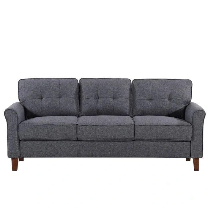 78.7 Linen Flared Arm Sofa