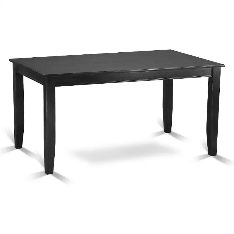 Rectangular Dining Table, 36x60, Black / Mahogany