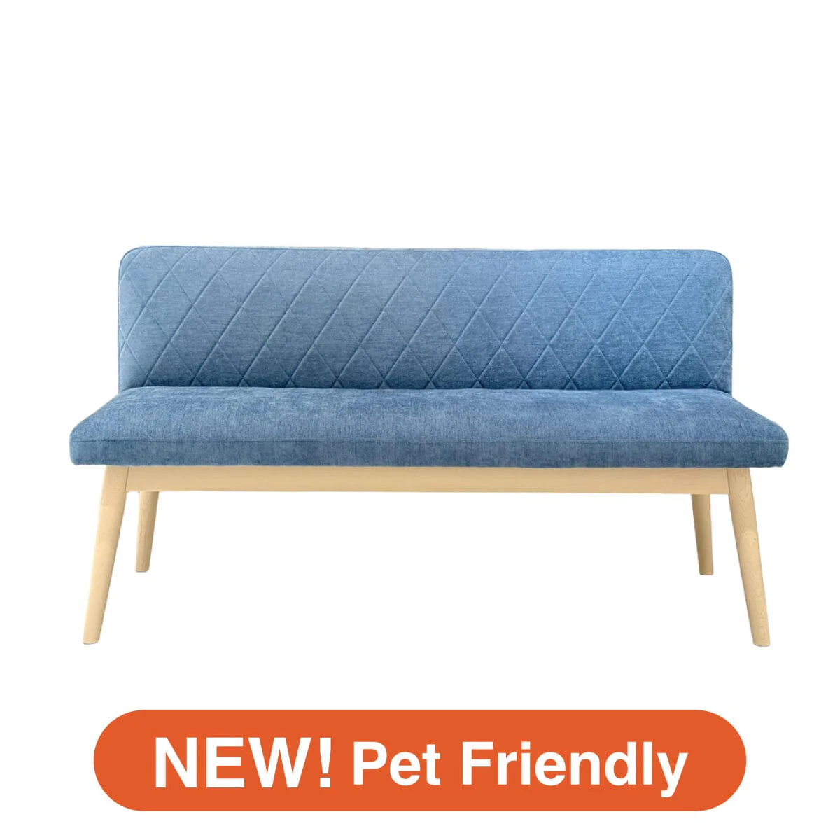 Sofa Blue X White (W1350 × D537 × H740)