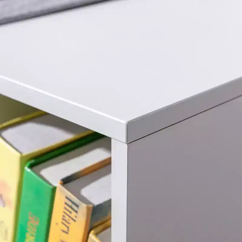 Whisen 6-Cubby Kids Bookcase with Reading Nook and Cushion, Multi-Purpose Storage Organizer, Gift for Kids